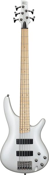 Ibanez SR305M 5-String Electric Bass, Pearl White