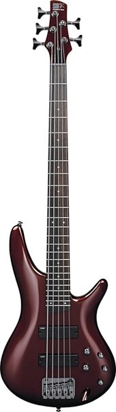 Ibanez SR305 5-String Electric Bass Guitar, Root Beer Metallic