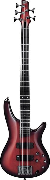 Ibanez SR375 Electric Bass (5-String), Blackberry Sunburst