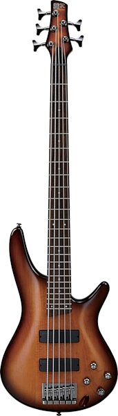 Ibanez SR375 Electric Bass (5-String), Brown Burst