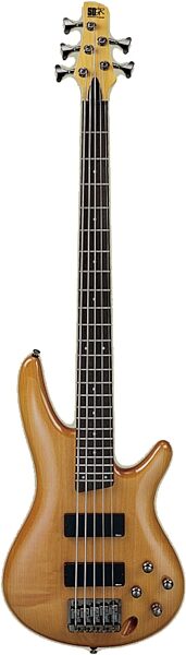 Ibanez SR405 5-String Electric Bass, Light Amber