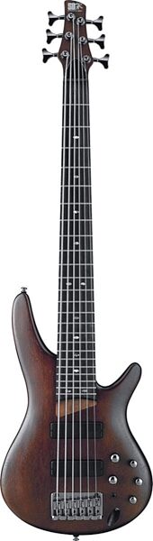 Ibanez SR506 6-String Electric Bass, Brown Mahogany