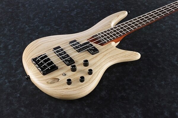 Ibanez SR650 Electric Bass, Natural Flat Body Top