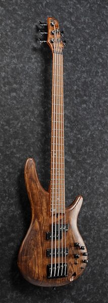 Ibanez SR655E Electric Bass, 5-String, Angled Side