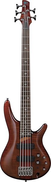 Ibanez SR705 5-String Electric Bass Guitar, Charcoal Brown