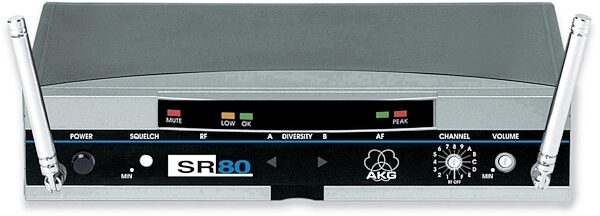 AKG WMS80 UHF Handheld Wireless System with D880 Microphone, SR 80