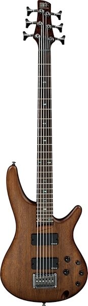 Ibanez SRC6 Crossover Electric Bass, 6-String, Walnut Flat
