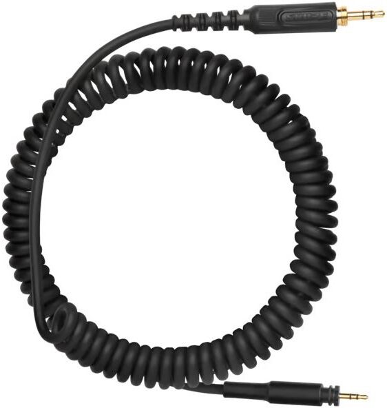 Shure SRH Coiled Replacement Headphone Cable, 3.5 millimeter, Coiled, Action Position Back
