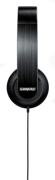 Shure SRH144 Portable Semi-Open On-Ear Headphones, Side