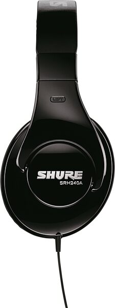 Shure SRH240A Studio Headphones, Black, Side