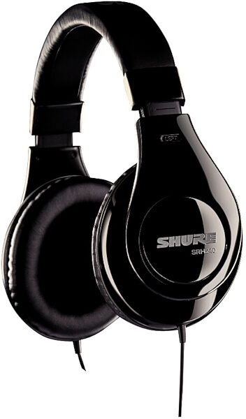 Shure SRH240 Professional Quality Headphones, Glamour View