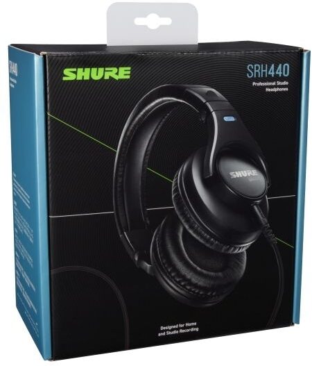 Shure SRH440 Professional Studio Headphones, Package