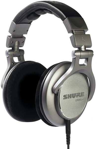 Shure SRH940 Headphones, Silver, Main