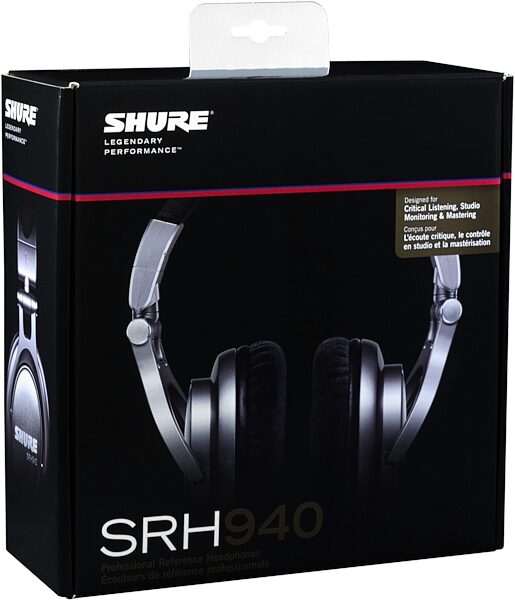 Shure SRH940 Headphones, Package