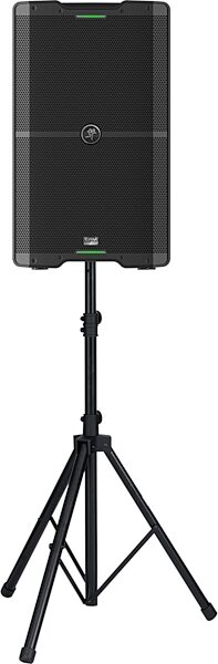 Mackie SRM212 V-Class Powered Loudspeaker (1x12, 2000 Watts), USED, Blemished, Front on Tripod