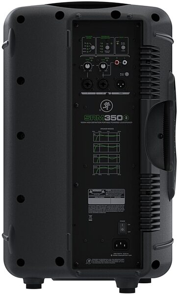 Mackie SRM350 V3 Powered Loudspeaker (1000 Watts, 1x10"), New, Rear