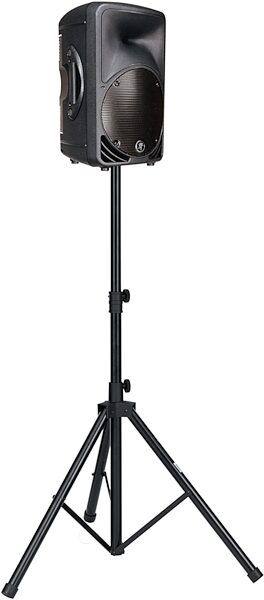 Mackie SRM350v2 2-Way Bi-Amped PA Speaker (10"), Black - On Stand (NOT Included)
