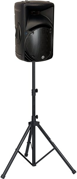 Mackie SRM450v2 2-Way Active PA Speaker (12"), Black - On Stand (NOT Included)