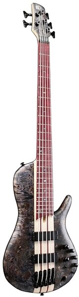 Ibanez SRSC805 Electric Bass, 5-String, Deep Twilight Flat Side