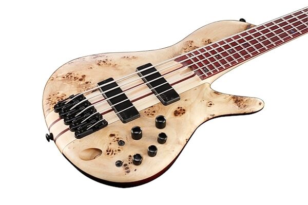 Ibanez SRSC805 Electric Bass, 5-String, Natural Flat Body Top