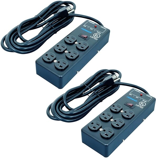 Furman SS6B Surge Block with 6 AC Outlets, 2-Pack