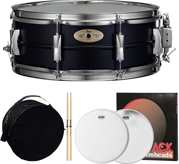 Pearl Limited Edition Sensitone Custom Alloy Snare Drum, Main