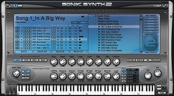 IK Multimedia Total Workstation XL Software Synthesizer Bundle, Sonik Synth