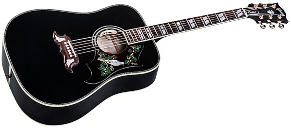 Gibson 2017 Limited Edition Dove Abalone Custom Acoustic-Electric Guitar (with Case), Closeup