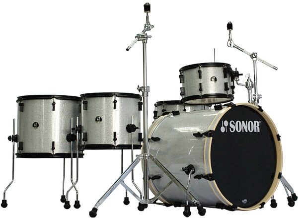 Sonor Special Edition Rock22 5-Piece Drum Shell Kit, Silver Galaxy