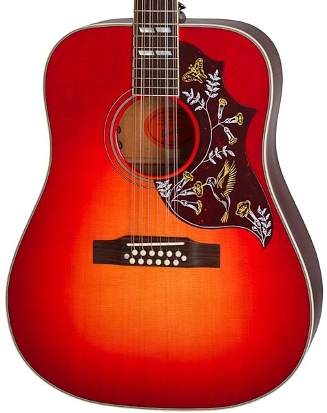 Gibson 2018 Hummingbird 12-String Acoustic-Electric Guitar (with Case), Body