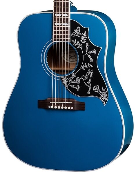 Gibson Limited Edition 2018 Hummingbird Big Sky Blue Acoustic-Electric Guitar (with Case), Body