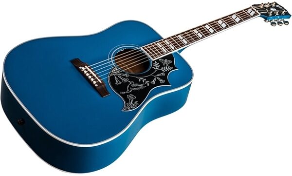 Gibson Limited Edition 2018 Hummingbird Big Sky Blue Acoustic-Electric Guitar (with Case), View