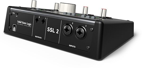 Solid State Logic SSL 2 MKII 2x2 USB-C Audio Interface, New, Angled Back