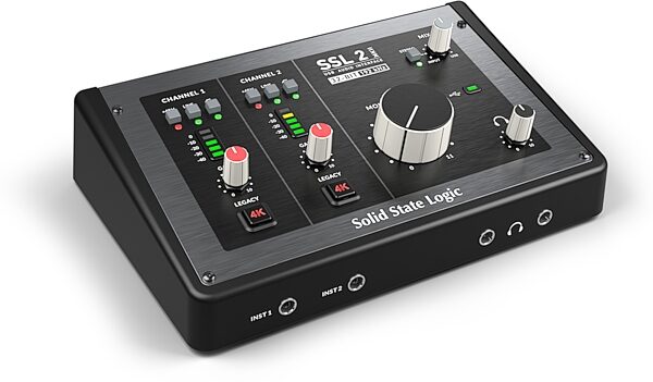 Solid State Logic SSL 2 MKII 2x2 USB-C Audio Interface, New, Angled Front