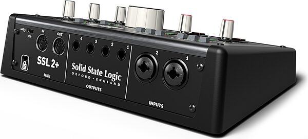 Solid State Logic SSL 2+ MKII 2x4 USB-C Audio Interface, New, Action Position Back