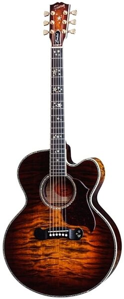 Gibson 2017 Limited Edition J-180 Starburst Elite Acoustic-Electric Guitar (with Case), Main
