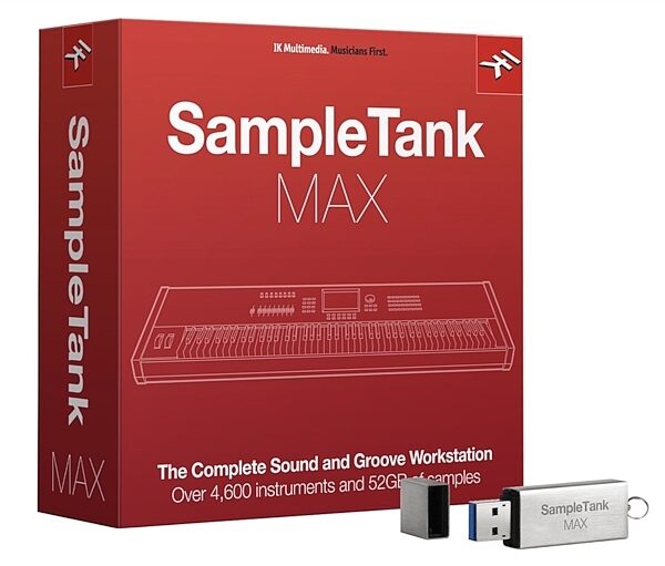 IK Multimedia SampleTank MAX Software Instrument, Main