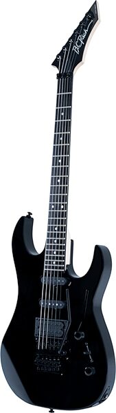 B.C. Rich ST3 Retro II Floyd Rose Electric Guitar, Black, Action Position Back
