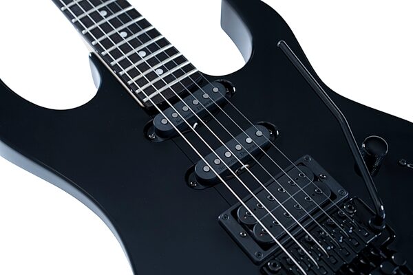 B.C. Rich ST3 Retro II Floyd Rose Electric Guitar, Black, Action Position Back