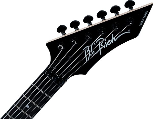 B.C. Rich ST3 Retro II Floyd Rose Electric Guitar, White, Action Position Back