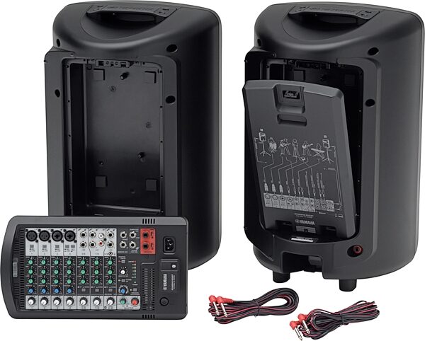 Yamaha STAGEPAS 600BT Portable PA System, New, Main Back