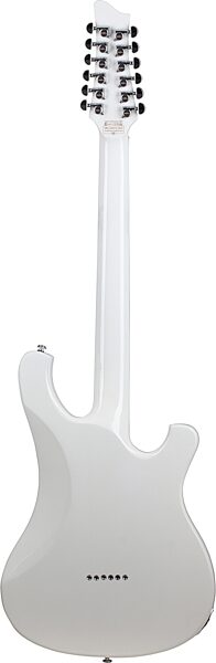 Schecter Stargazer 12 Electric Guitar, 12-String (Left-Handed), Gloss White, Open Box (Very Good), Action Position Back