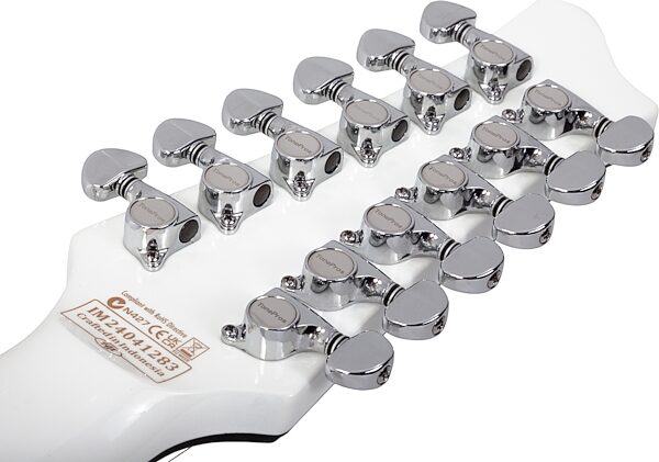 Schecter Stargazer 12 Electric Guitar, 12-String (Left-Handed), Gloss White, Open Box (Very Good), Action Position Back