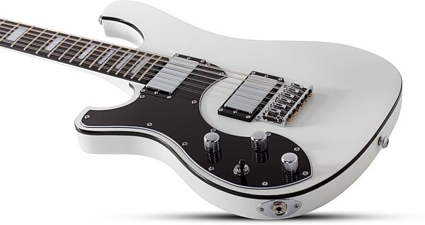 Schecter Stargazer 12 Electric Guitar, 12-String (Left-Handed), Gloss White, Open Box (Very Good), Action Position Back
