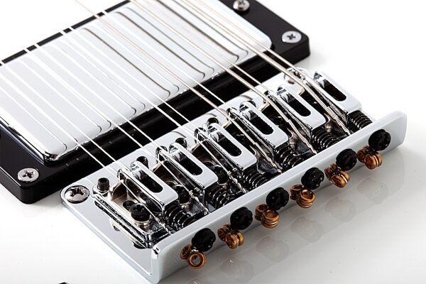 Schecter Stargazer 12 Electric Guitar, 12-String (Left-Handed), Gloss White, Open Box (Very Good), Action Position Back