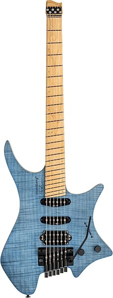 Strandberg Boden Standard NX 6 Tremolo Electric Guitar (with Gig Bag), Blue, Action Position Back