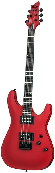 Schecter Stealth C-1 Electric Guitar, Satin Red