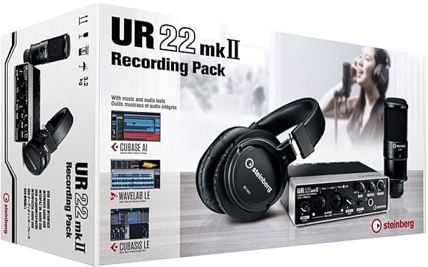 Steinberg UR22MKII USB Audio Interface Recording Pack, Main