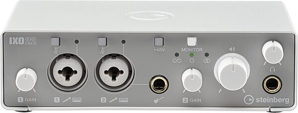 Steinberg IXO22 USB Audio Interface, White, Open Box (Very Good), Action Position Back