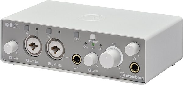 Steinberg IXO22 USB Audio Interface, White, Open Box (Very Good), Action Position Back